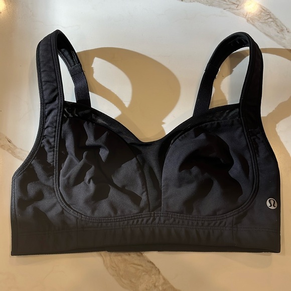 EUC Lululemon black Ta Ta Tamer high impact running bra - Picture 2 of 6